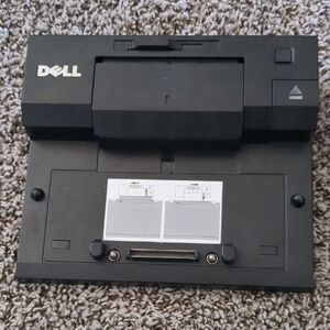 Dell Black Laptop Docking Cradle with Connector Port